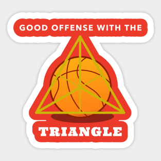 Good Offense with the Triangle Sticker